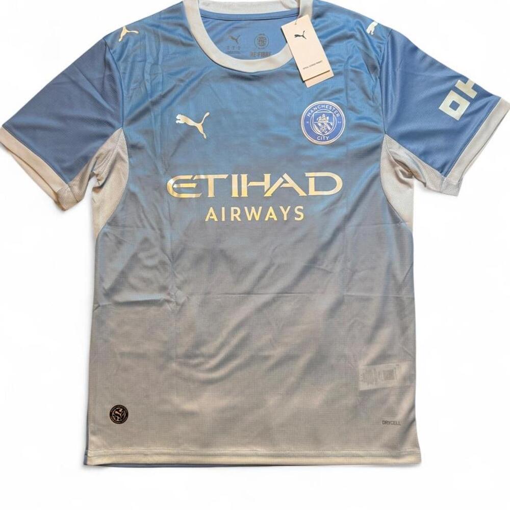 Puma Manchester City 2026/27 home shirt in light blue with white accents number